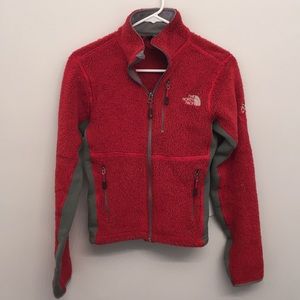 Women’s red The North Face Jacket size small